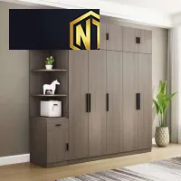 TỦ QUẦN ÁO GỖ MDF PHỦ MELAMINE MẪU 13